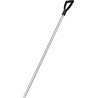 Trzonek V-Plast aluminium, czarna rączka 115cm