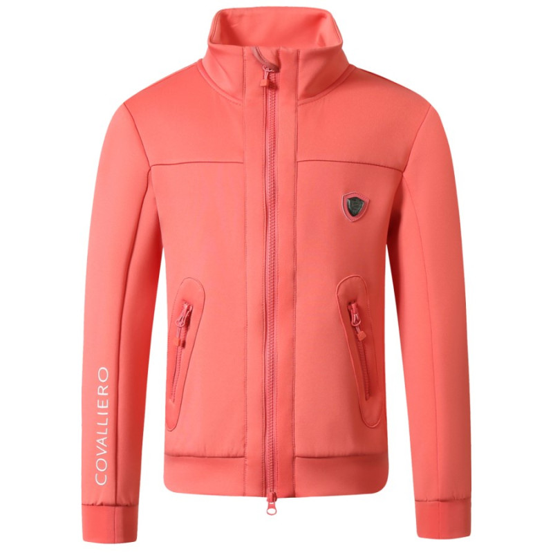Bluza z kapturem COVALLIERO koral