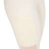 Legginsy EQUESTRO Slim Hybrid antique white - krem letnie