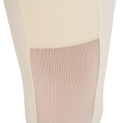 Legginsy EQUESTRO Slim Hybrid antique white - krem letnie