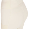 Legginsy EQUESTRO Slim Hybrid antique white - krem letnie