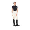 Legginsy EQUESTRO Slim Hybrid antique white - krem letnie