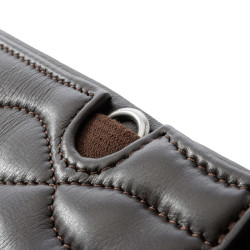 Popręg Kavalkade skórzany miękki „Comfort” z elastycznymi gumami brąz 130cm