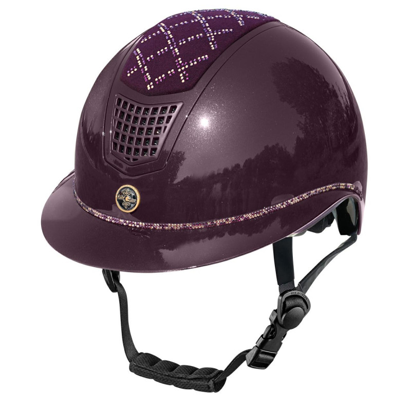 Kask FP QUANTINUM W-V SPOTLIGHT SHINY VG jagodowy