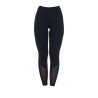 Legginsy EQUESTRO Slim Hybrid czarne letnie