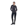 Legginsy EQUESTRO Slim Hybrid czarne letnie