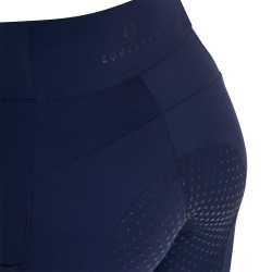 Legginsy EQUESTRO Slim Hybrid granat