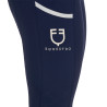 Legginsy EQUESTRO Slim Fit Dekor granat - dziecko