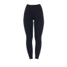 Legginsy EQUESTRO Slim Fit Dekor czarne - dziecko