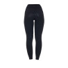 Legginsy EQUESTRO Slim Fit Dekor czarne - dziecko