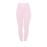 Legginsy dziecięce EQUESTRO Slim Fit Rhinestone pastelowy róż - ballerina
