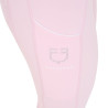 Legginsy dziecięce EQUESTRO Slim Fit Rhinestone pastelowy róż - ballerina