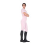 Legginsy dziecięce EQUESTRO Slim Fit Rhinestone pastelowy róż - ballerina