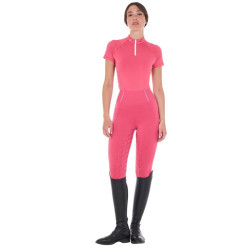 Legginsy Equestro "Slim Fit" Honey Suckle/różowe