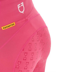 Legginsy Equestro "Slim Fit" Honey Suckle/różowe