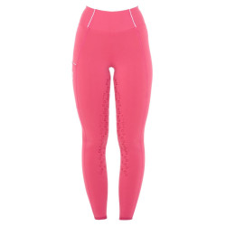 Legginsy Equestro dziecięce "Slim Fit" Honey Suckle/różowe