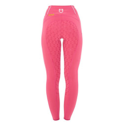 Legginsy Equestro dziecięce "Slim Fit" Honey Suckle/różowe