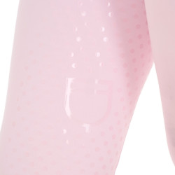 Legginsy EQUESTRO Slim Fit Dekor różowe - dziecko
