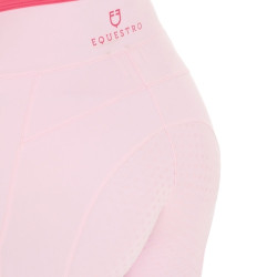 Legginsy EQUESTRO Slim Fit Dekor różowe - dziecko
