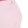 Legginsy EQUESTRO Slim Fit Dekor różowe - dziecko