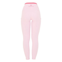 Legginsy EQUESTRO Slim Fit Dekor różowe - dziecko
