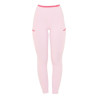 Legginsy EQUESTRO Slim Fit Dekor różowe - dziecko