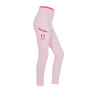 Legginsy EQUESTRO Slim Fit Dekor różowe - dziecko