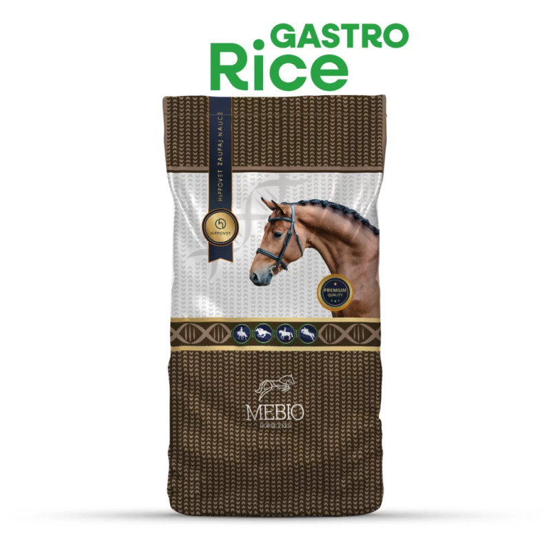 Mebio Rice Gastro – otręby ryżowe dla koni wrzodowych 15 kg
