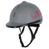 Kask jeździecki Beauty szary 53-57cm
