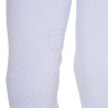 Legginsy EQUESTRO Slim Fit Dekor białe - dziecko