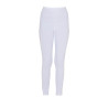 Legginsy EQUESTRO Slim Fit Dekor białe - dziecko