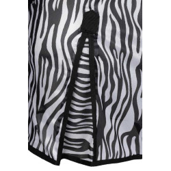 Horze Derka przeciwko owadom Defender z klapą na brzuch Zebra