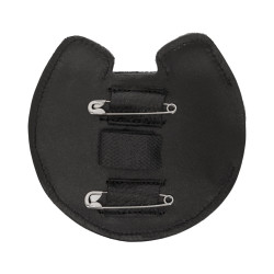Numerek startowy QHP "Horseshoe" czarny