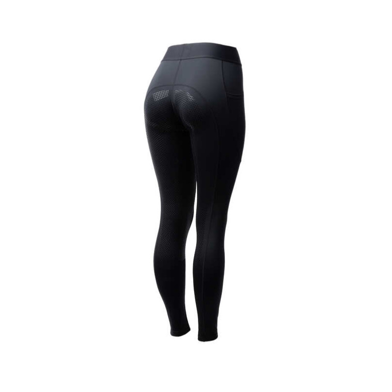 Horze Maia damskie legginsy z pełnym lejem czarne