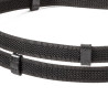 Wodze Kavalkade gumowe 20mm czarne 120cm