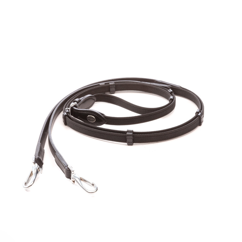 Wodze Kavalkade "Gummi Karabiner" 140cm