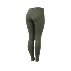 Horze Damskie legginsy jeździeckie z pełnym lejem Dea zielone
