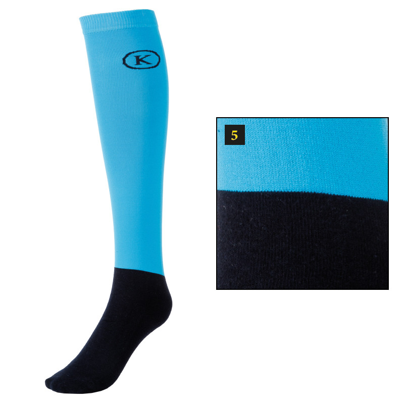 Podkolanówki Kavalkade "KavalSocks Smart" Turkus-granat 35-38