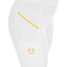 Legginsy EQUESTRO Slim Fit MICRO MESH białe
