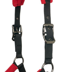 Kantar z uwiązem LeMieux "Vogue Fleece" Chilli czerwony COB