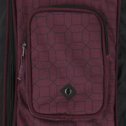 Torba na oficerki QHP "Collection" Wine red/Bordo M