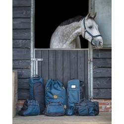 Torba na ogłowie QHP Mystic blue/Turkus