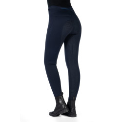 Legginsy HKM "Cosy II" Style Silikon pełny lej granat