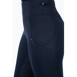 Legginsy HKM "Cosy II" Style Silikon pełny lej granat