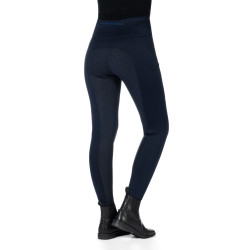 Legginsy HKM "Cosy II" Style Silikon pełny lej granat