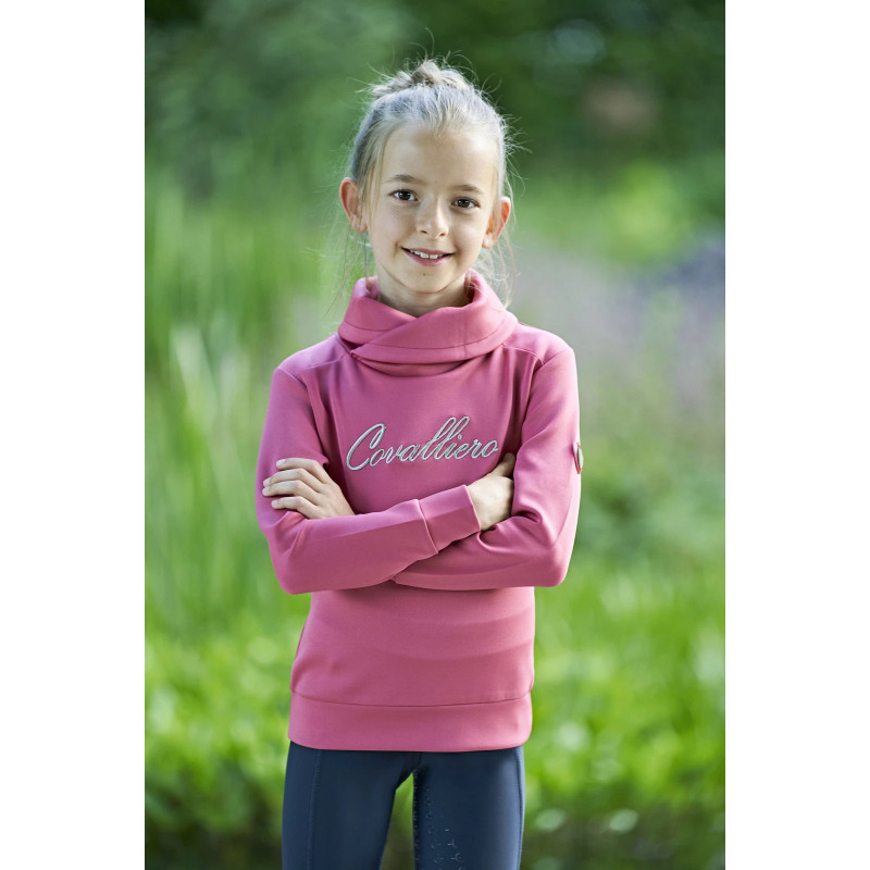 Bluza dziecięca Covalliero różowa 140/146