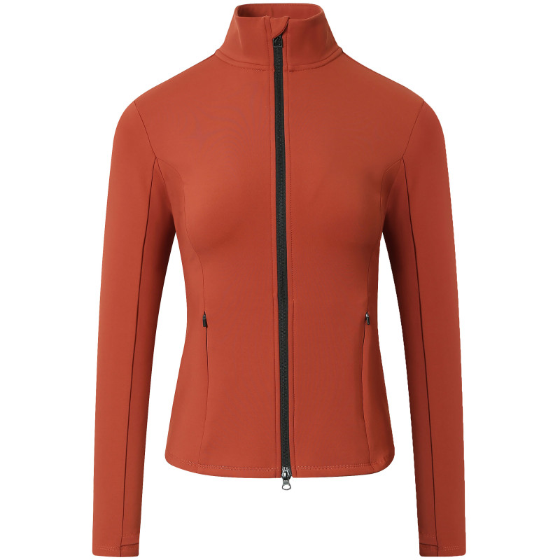 Bluza treningowa Covalliero miedziana S