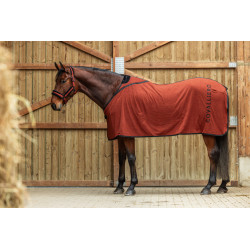Derka polarowa dla konia Covalliero miedziana 155cm