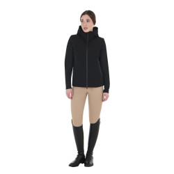 Kurtka zimowa damska Equestro Puffer czarna S