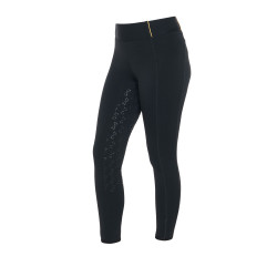 Legginsy EQUESTRO zimowe czarne damskie M